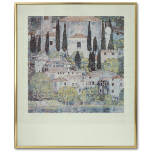Gustav Klimmt: Church in Cassone 1913, poszter