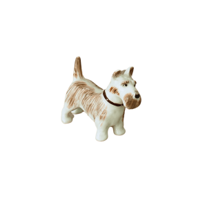Porcelán figura, Foxterrier