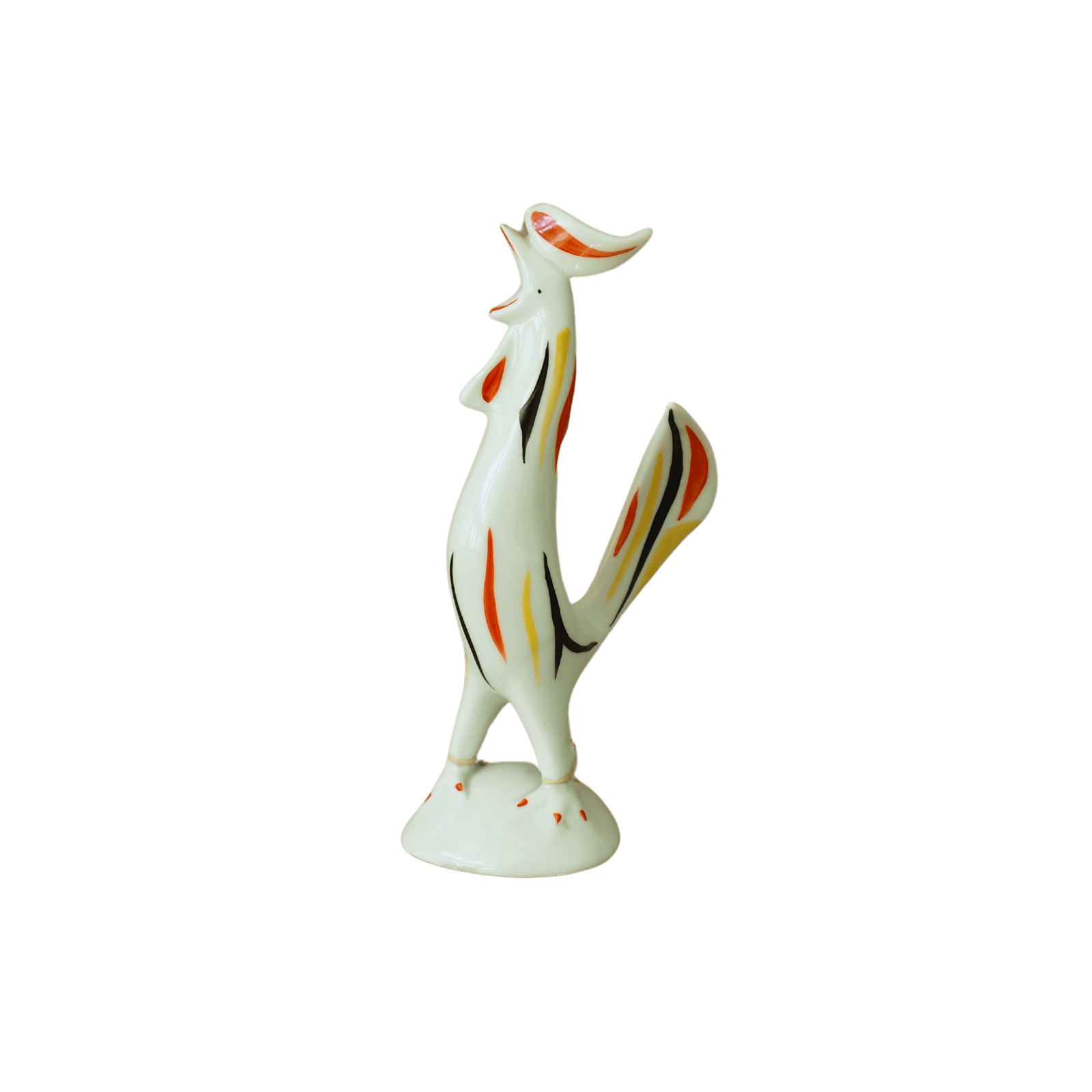 Porcelán figura, Kukorékoló kakas