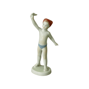 Porcelán figura, Integető kislány